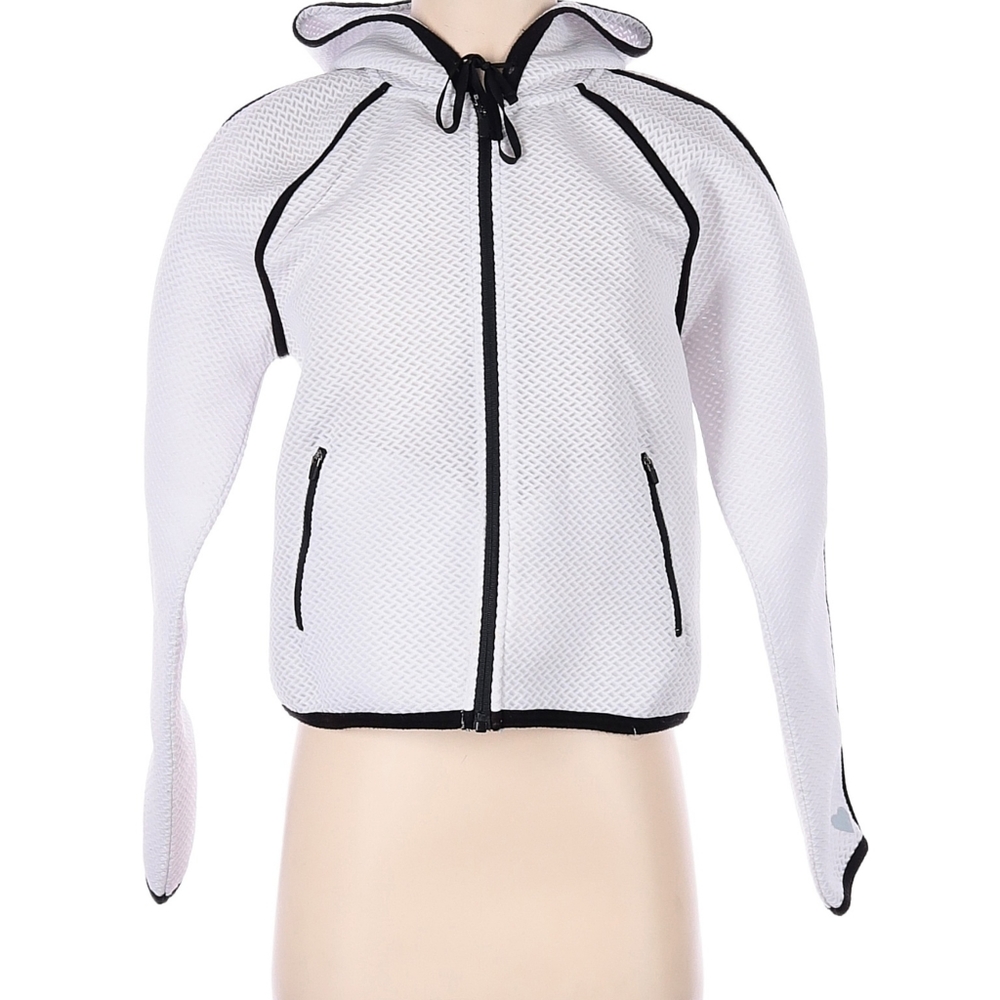Unbranded Fashionable White Long Sleeve Medium Woman Jackets Preowned